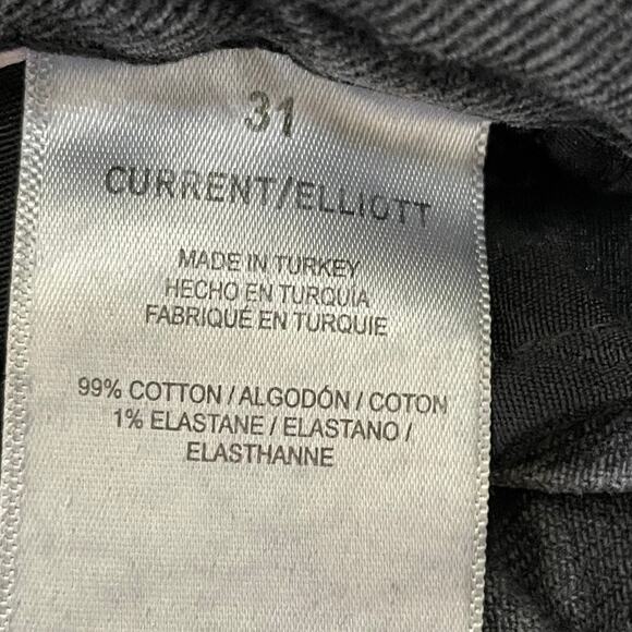 C/E Current Elliot Black Pleated High Rise Tapered Jeans Women's Size 31 NWT - Picture 6 of 12